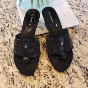 Liz Claborne  Black Sandels